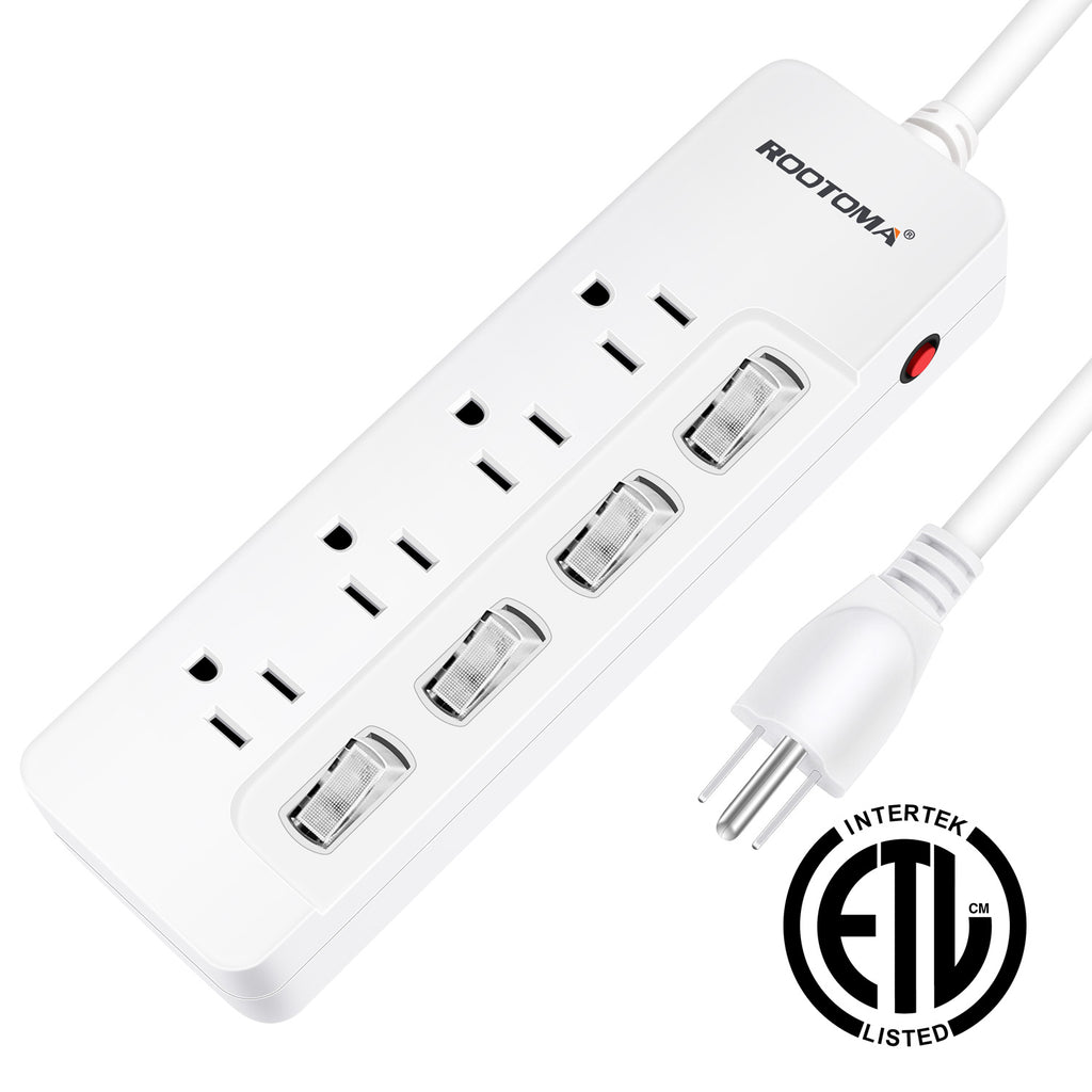 I/OMagic AC Power Surge Protector with Dual AC Outlets & USB Type-A Ports