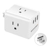 701PD 3USB 15A 1875W MultiPlug Outlet Extender with 1 Type-C PD 20W and QC3.0 Fast Charging